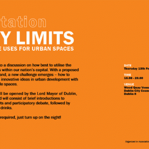 CITY LIMITS – Event on 13th February 2014 at 6.00pm in the Wood Quay Venue