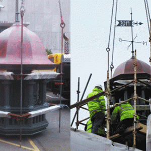Update on Works to Kevin Street Library – Return of the Cupola
