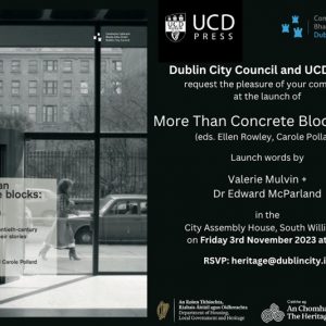 Launch of ‘More Than Concrete Blocks Volume 3′ / Seoladh ‘More Than Concrete Blocks Volume 3’